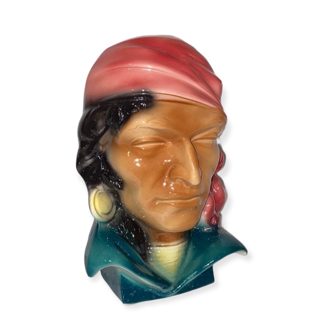 VTG Royal Copley • Pirate Wall Pocket Planter • Standing Planter • Vase